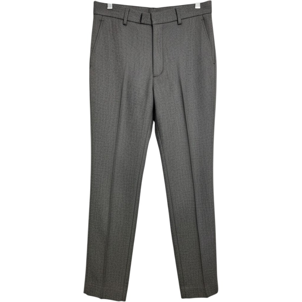 Banana Republic Women's Dress‎ Pants Logan Fit Size 2 Black White Straight Leg